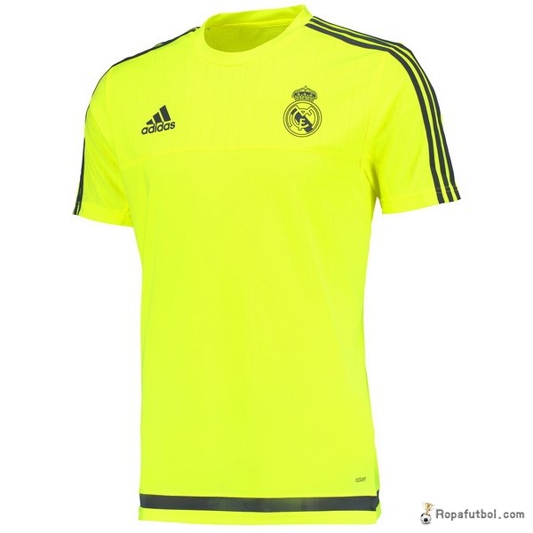 Camiseta Entrenamiento Real Madrid 2016/17 Amarillo Fluorescente